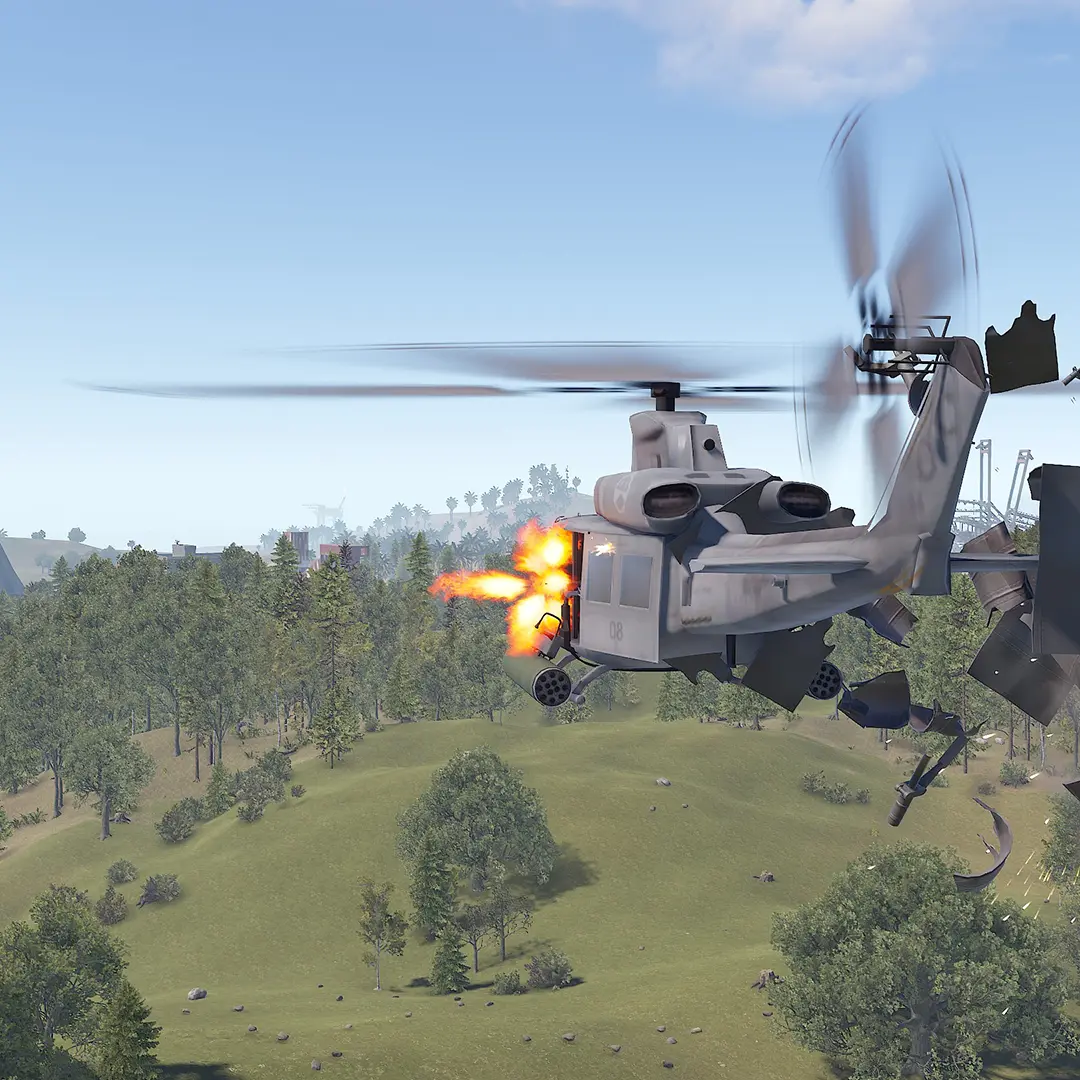 The Patrol Helicopter is the original event, taking it down gives you high-end loot