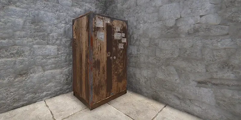A Tool Cupboard inside a base