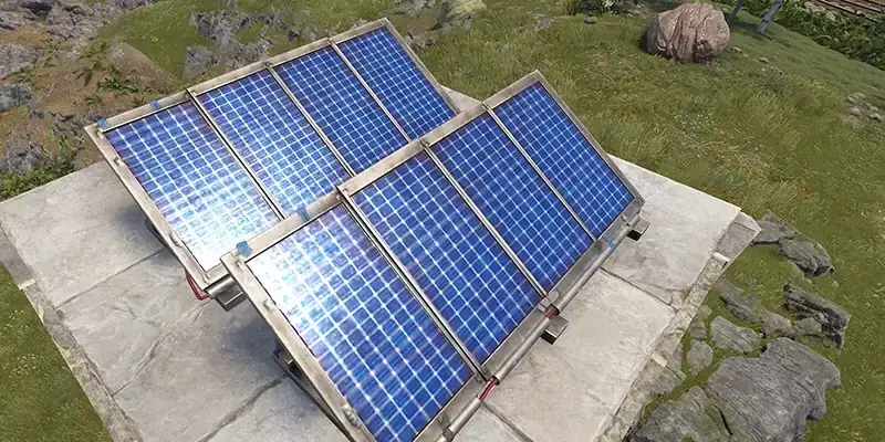 Solar Panels on a players roof
